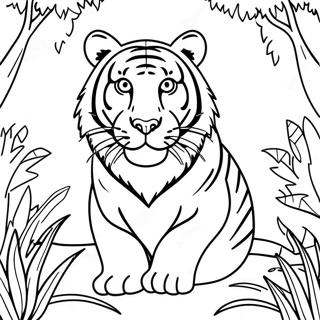 Tiger Desene De Colorat