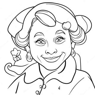 Mrs Claus Pagini de colorat