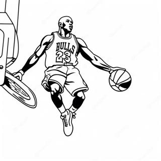 Pagini De Colorat Cu Michael Jordan La Dunk 91278 31169