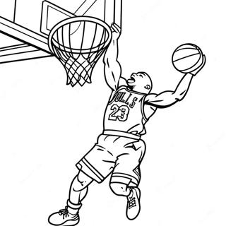 Pagini De Colorat Cu Michael Jordan La Dunk 91278 31170