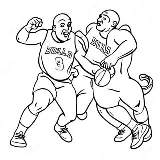 Chicago Bulls Pagini de colorat