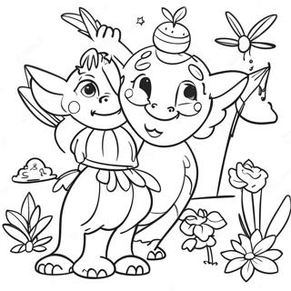 Pagini De Colorat Cu Personaje Distractive Din Garten Of Banban 6 91355 31229