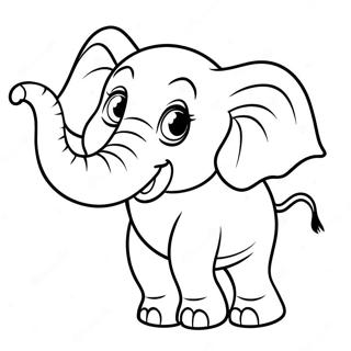 Elefant Beat Desene De Colorat