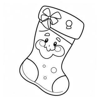 Pagini De Colorat Ciorap De Craciun Dragut 91432 31292