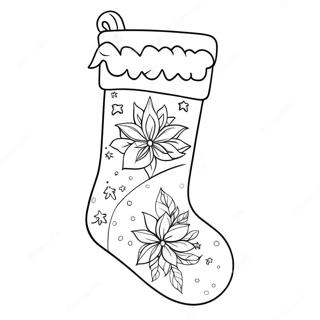 Pagini De Colorat Ciorap De Craciun Colorat 91433-31296