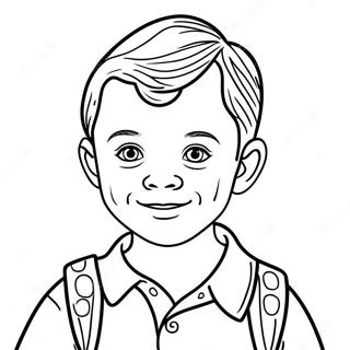 Copil Increzator Pagina De Colorat 91483 31332