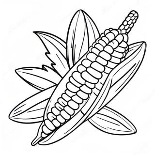 Porumb Pagini de colorat