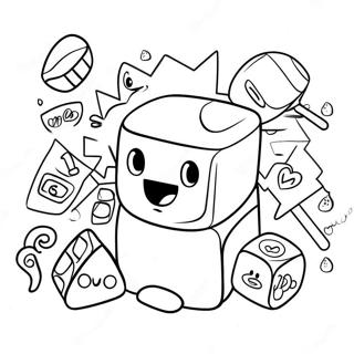 Pagina De Colorat Cu Alphablocks Jucausi 91814 31593