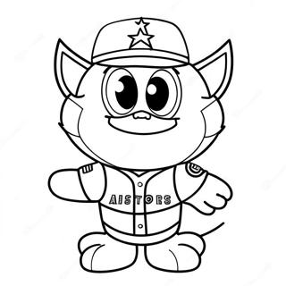 Pagini De Colorat Mascota Astros 91864 31632