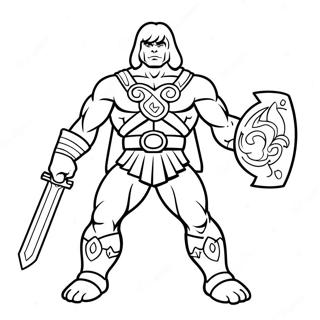 He Man Desene De Colorat