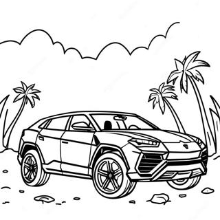 Lamborghini Urus Off Road In Pagina De Colorat 9206-920