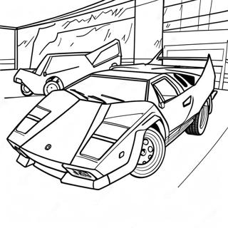 Lamborghini Countach Clasic In Pagina De Colorat 9207-1815