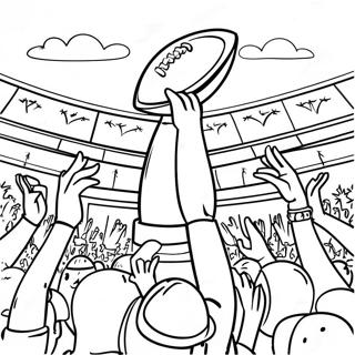 Super Bowl Pagini de colorat