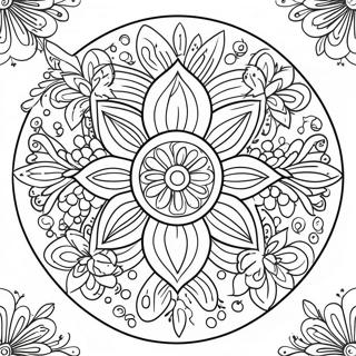 Pagini De Colorat Cu Rangoli 92168-31864