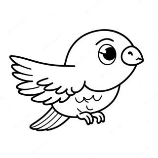 Pagini De Colorat Cu Perus Jucaus Zburand Pe Cer 92482-32116