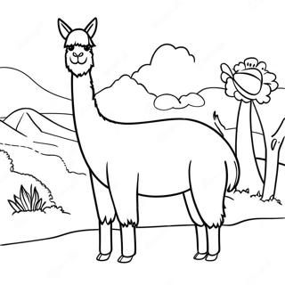 Llama Llama Desene De Colorat