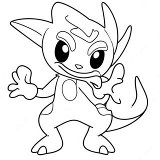 Greninja Desene De Colorat