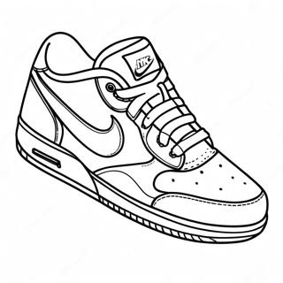 Pagina De Colorat Cu Adidasii Nike 9290-1407