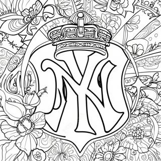 Yankees Desene De Colorat