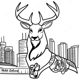 Pagina De Colorat Milwaukee Bucks 93119-32603