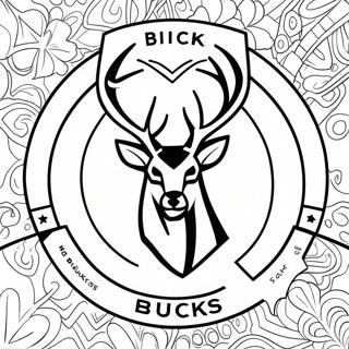 Pagina De Colorat Logo Milwaukee Bucks 93120-32606