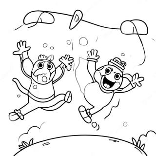 Pagina De Colorat Distractiva Pentru Sarbatoarea Anului Bissextil 93172 32647