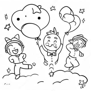 Pagina De Colorat Distractiva Pentru Sarbatoarea Anului Bissextil 93172 32648