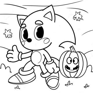 Pagina De Colorat Sonic De Halloween 93533-32924