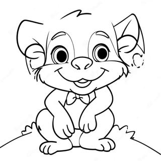 Pagina De Colorat Cu Nazbatiile Neastamparate Ale Lui Blitzo 94051-33337