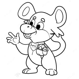 Pagina De Colorat Cu Nazbatiile Neastamparate Ale Lui Blitzo 94051-33338