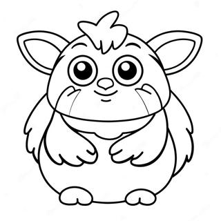 Furby Desene De Colorat