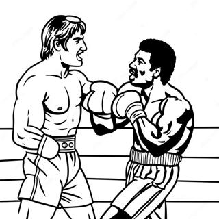 Pagina De Colorat Rocky Vs Apollo Creed 94436-33841