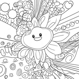 Pagini De Colorat Cu Scena Galactica Colorata 95055-34304