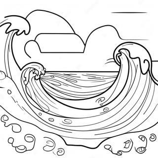 Valuri Calme Ale Oceanului Pagina De Colorat 95132-34368