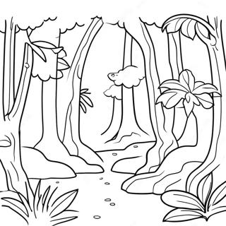 Desen De Colorat Biome Tropical Rainforest 95182 34404