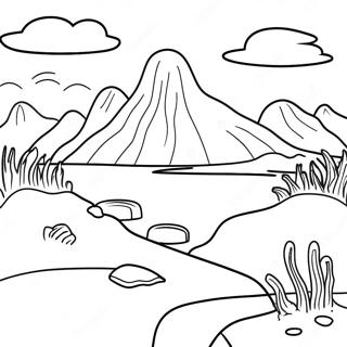 Desen De Colorat Biome Arctic Tundra 95183 34406