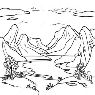 Desen De Colorat Biome Arctic Tundra 95183 34408