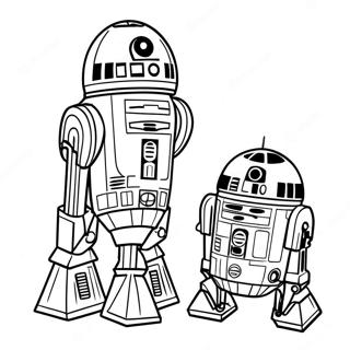 R2d2 Desene De Colorat