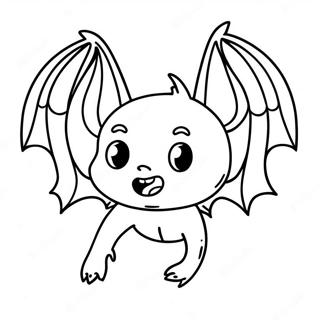 Pagini De Colorat Cu Lilieci De Halloween 95258-34460