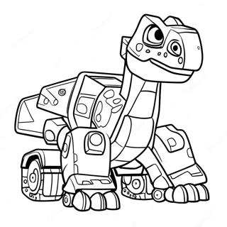 Dinotrux Desene De Colorat