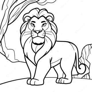 Mufasa Regele Leu Desene De Colorat