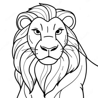 Pagina De Colorat Mufasa Regele Leu 95894-34996