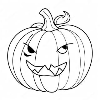 Dovleacul Anime Cu Fata Pagina De Colorat 96288-35310