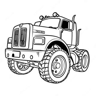 Pagini De Colorat Cu Camioane Diesel Monstru 97187-36175