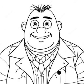 Pagina De Colorat Gru Amuzant 97263 36226