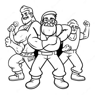 Pagini De Colorat Personaje Brozone In Actiune 97647-36614