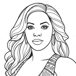 Beyonce Desene De Colorat