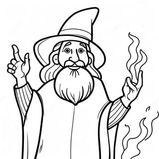 Magie Pagini de colorat