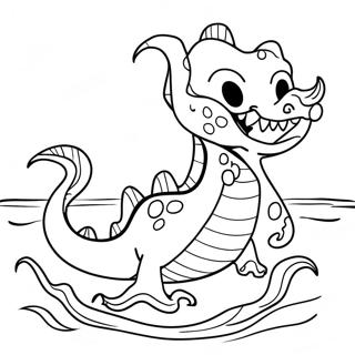 Pagini De Colorat Cu Monstri Marini Infricosatori 98037-36964