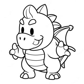 Bowser Jr Desene De Colorat